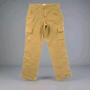 Universal Thread High Rise Slim- Straight Cargo Pants Sz 14/32R Brn Urban Chic
